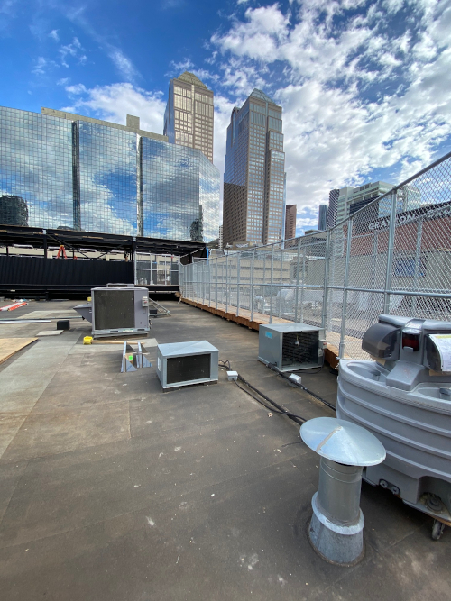 Rooftop Fencing in Calgary